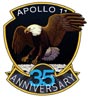NASA image of Apollo 11 35th anniversary patch