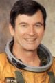 Columbia's first Commander, John Young, from the STS-1 crew portrait. NASA photo.